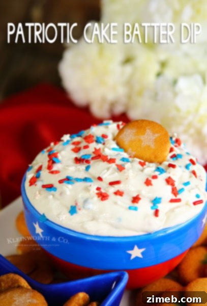 Star Spangled Chewy Brownie Cookies 8 Festive Patriotic Cake Batter Dip