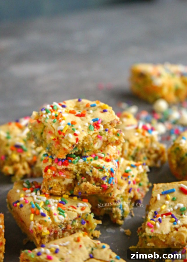 Funfetti Cake Bars