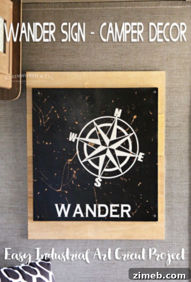 Roam Sweet Home RV Decor 10 Wander Sign Camper Decor