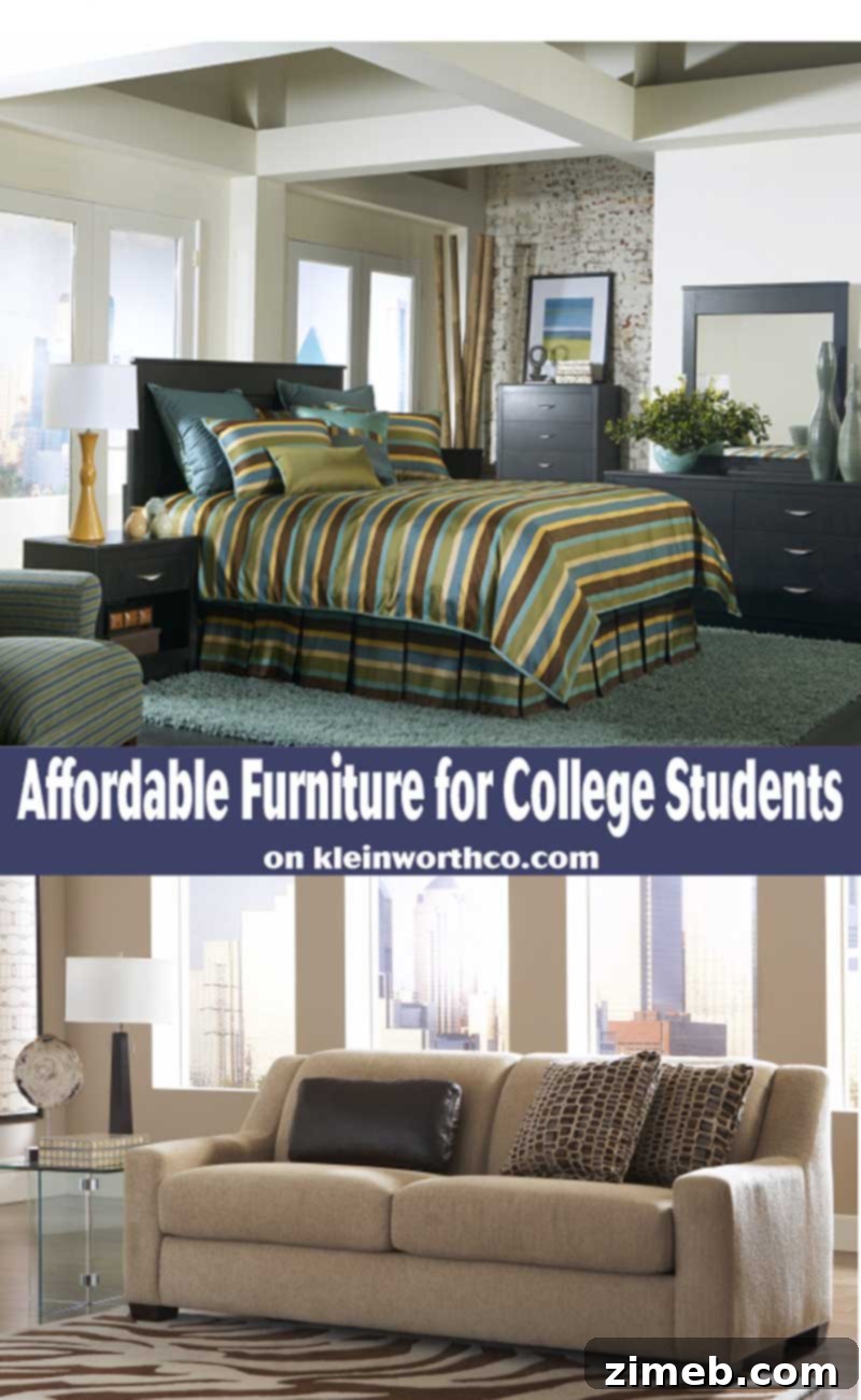 Dorm Decor on a Dime 2 Affordable Furniture for College Students for a cozy new space