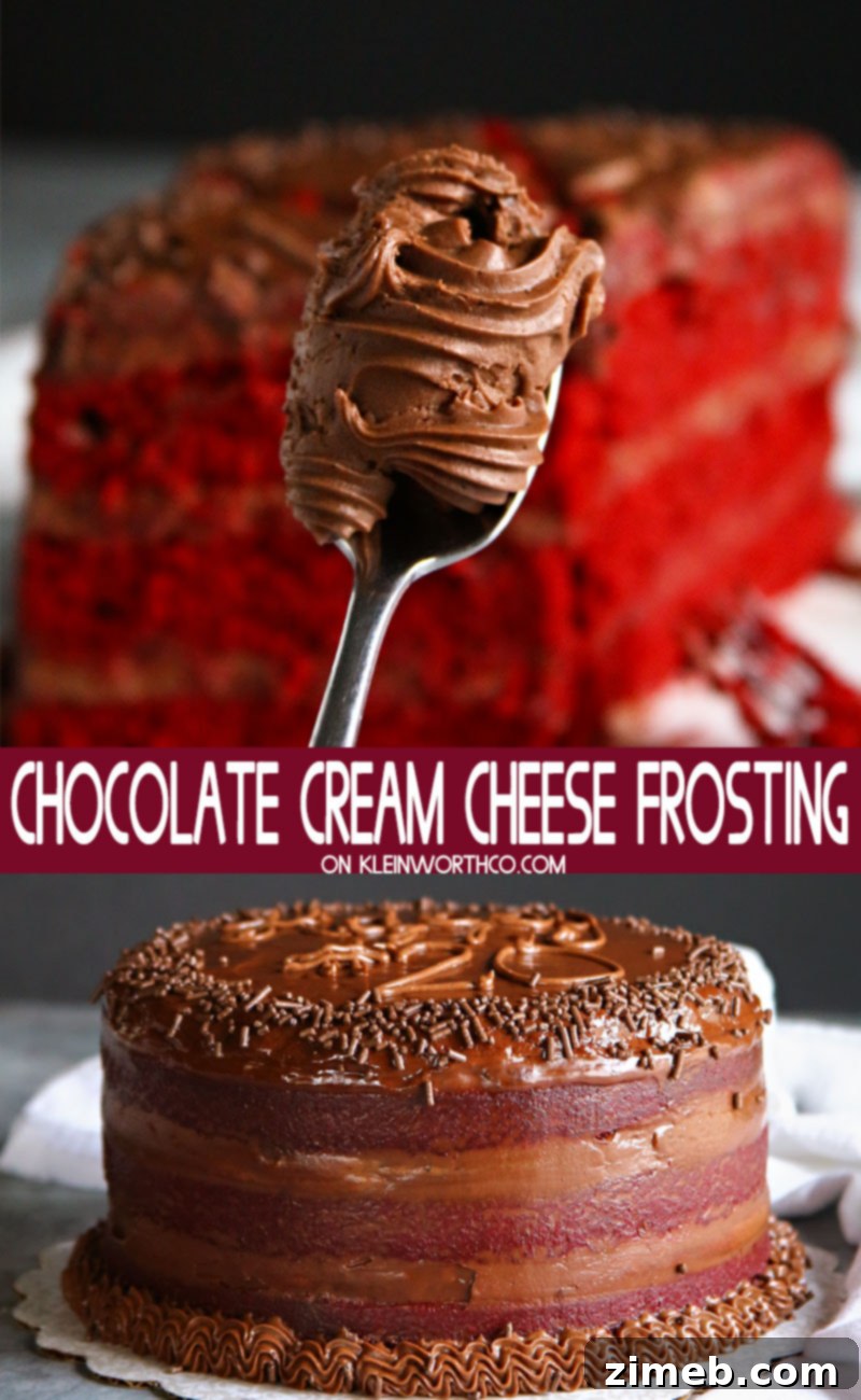 Velvety Cocoa Cream Cheese Delight 7 Chocolate Cream Cheese Frosting texture