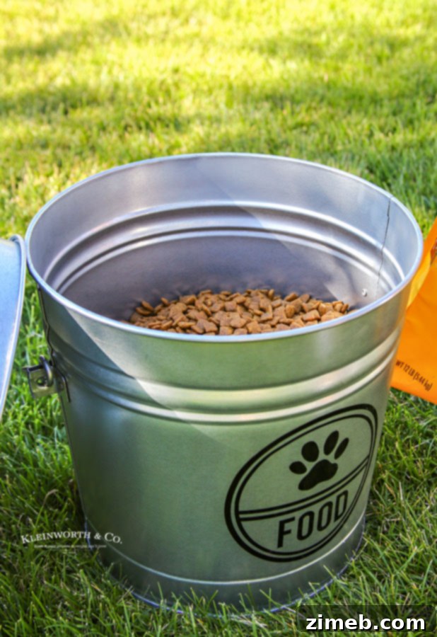 Secure Steel Dog Food Vault 7 Free Cut Image Download for Dog Food Container