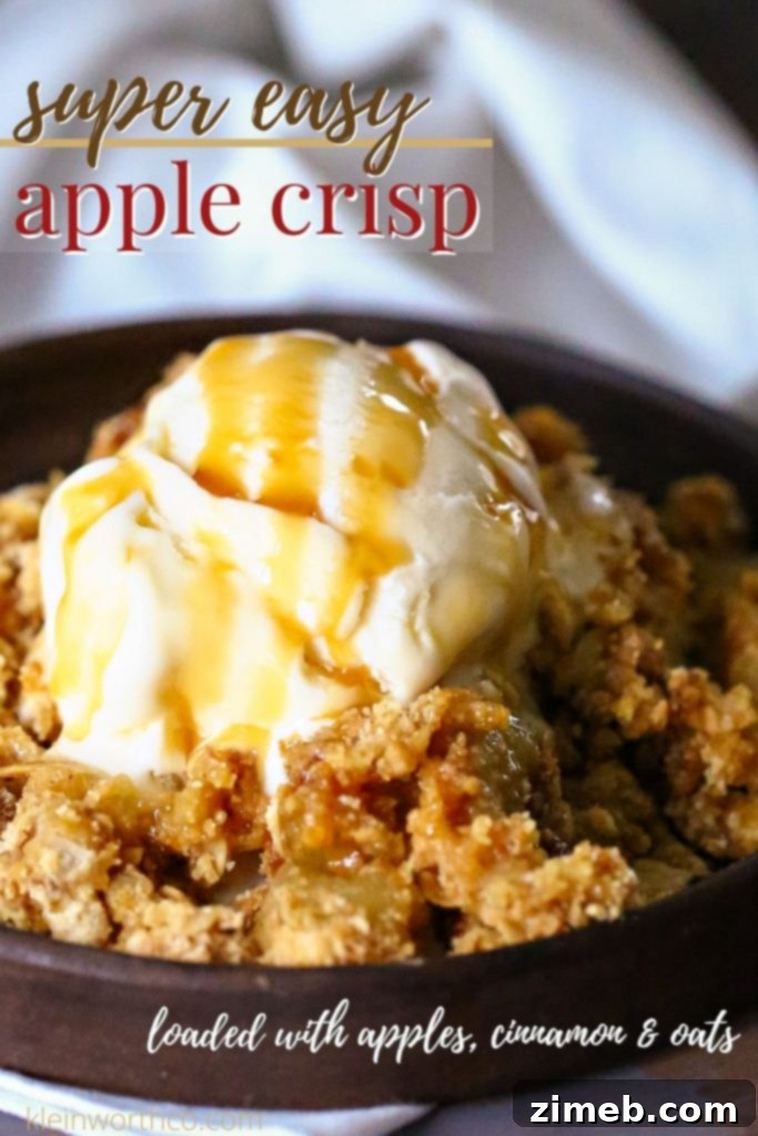 No-Fuss Apple Crisp Perfection 2 Easy Apple Crisp Recipe