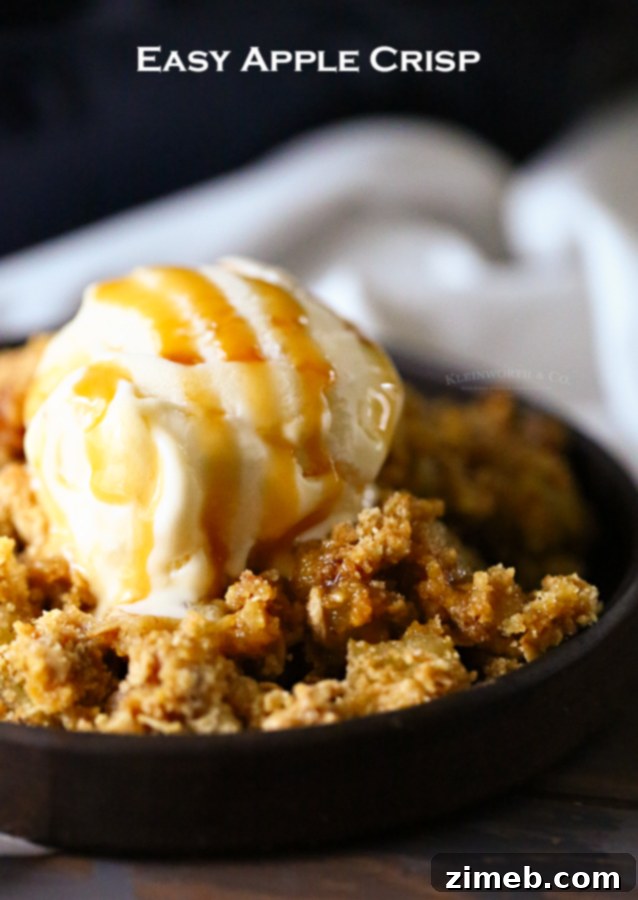 No-Fuss Apple Crisp Perfection 19 Easy Apple Crisp Recipe