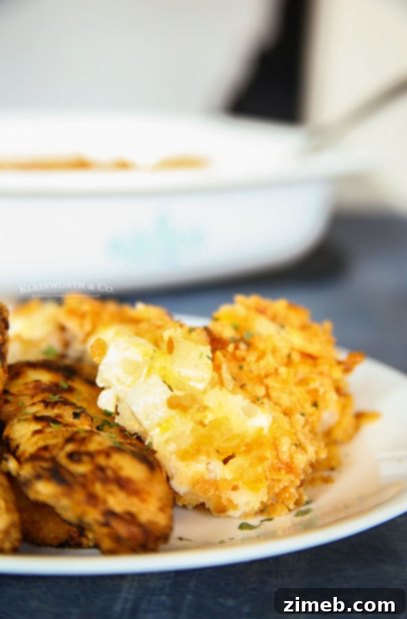 Cheesy Potato Casserole and Flame-Grilled Chicken 8 Funeral Potatoes: The Best Cheesy Potato Casserole Recipe