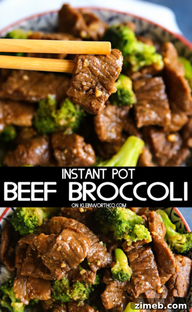 Instant Pot Beef Broccoli – savory and satisfying.