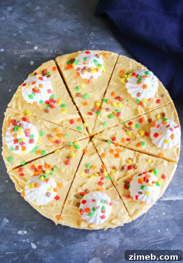 No-Fuss Pumpkin Cheesecake Perfection 3 thanksgiving dessert - Easy No-Bake Pumpkin Cheesecake