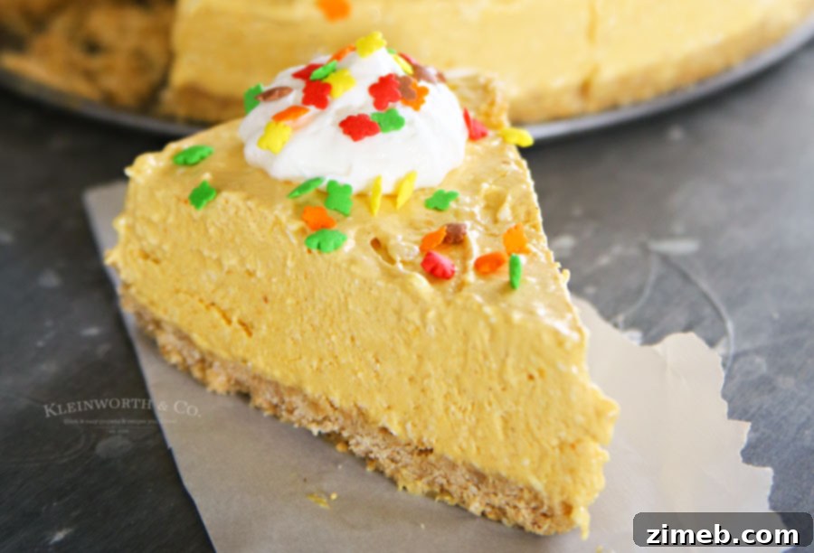 No-Fuss Pumpkin Cheesecake Perfection 7 Easy No-Bake Pumpkin Cheesecake recipe
