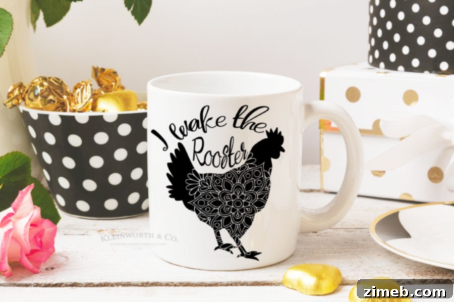 cricut rooster craft