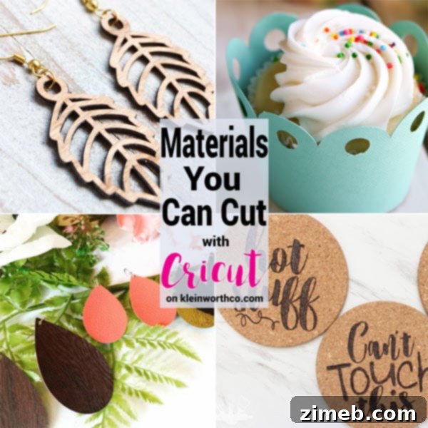 Materials You Can Cut with Cricut