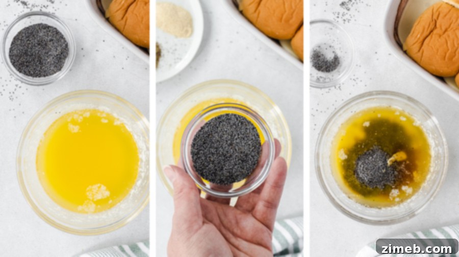 poppy seed butter glaze