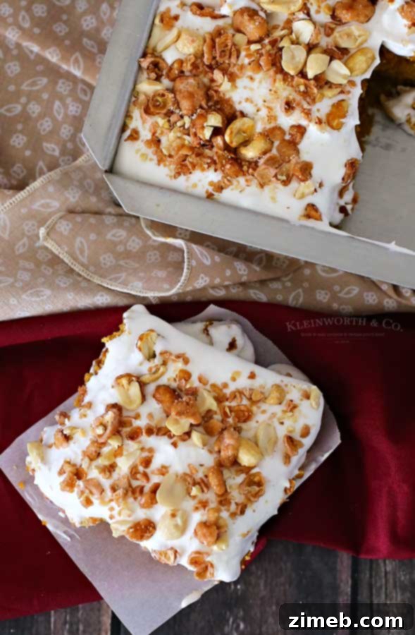 Caramel Soaked Pumpkin Spice Cake 4 pumpkin poke cake recipe