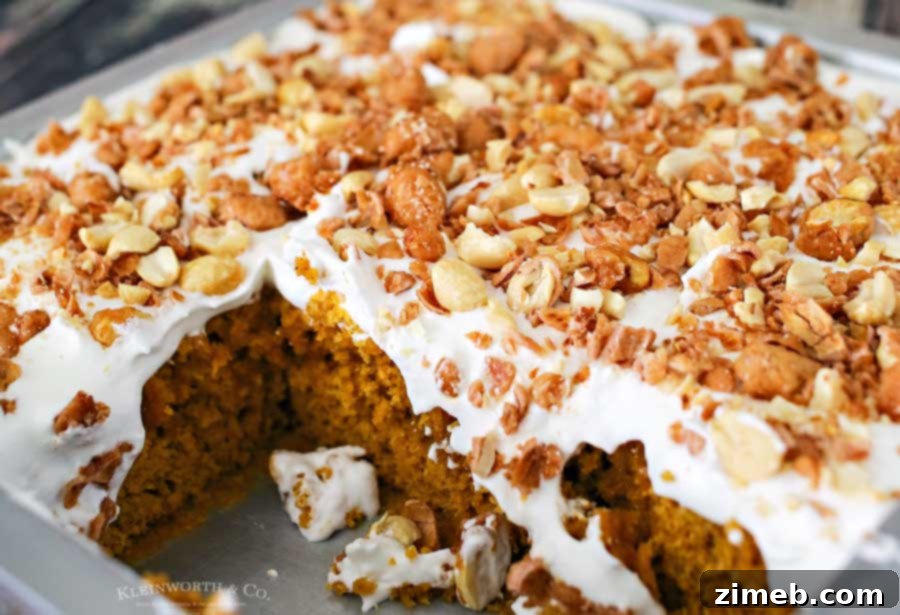 Caramel Soaked Pumpkin Spice Cake 5 pumpkin caramel cake
