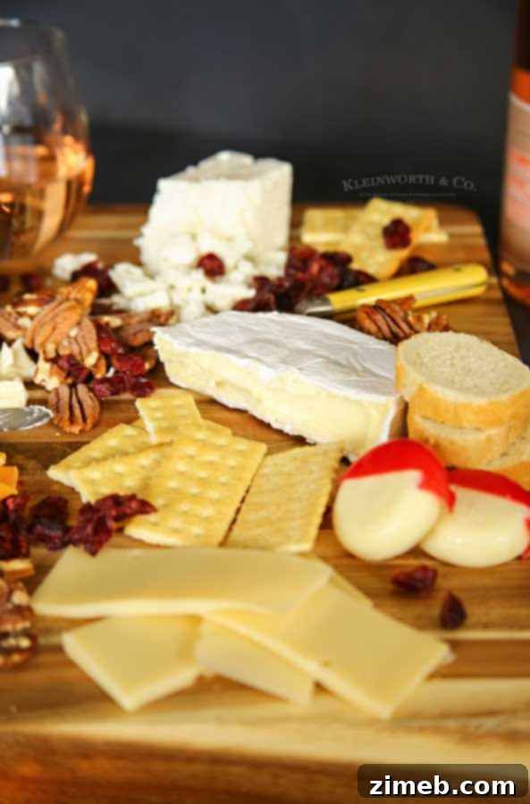 Holiday Party Perfect: Beaujolais Wine & Cheese Pairing Guide 4 Cheese platter - Beaujolais Cheese Pairing List for a Holiday Party