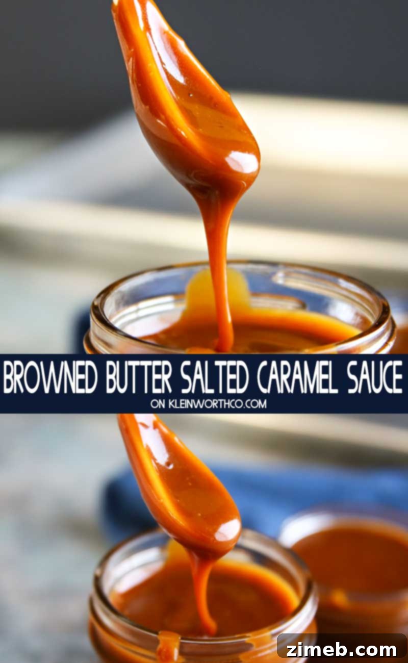 Nutty Brown Butter Salted Caramel 2 Browned Butter Salted Caramel Sauce
