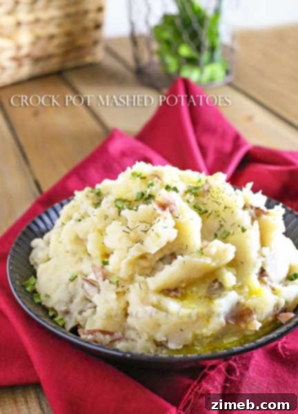 Crock Pot Mashed Potatoes