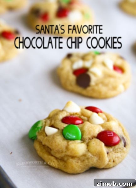 Santa's Favorite Chocolate Chip Cookies, a beloved Christmas treat