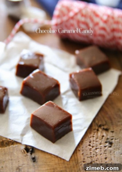 Easy Chocolate Caramel Candy - Homemade Holiday Confections