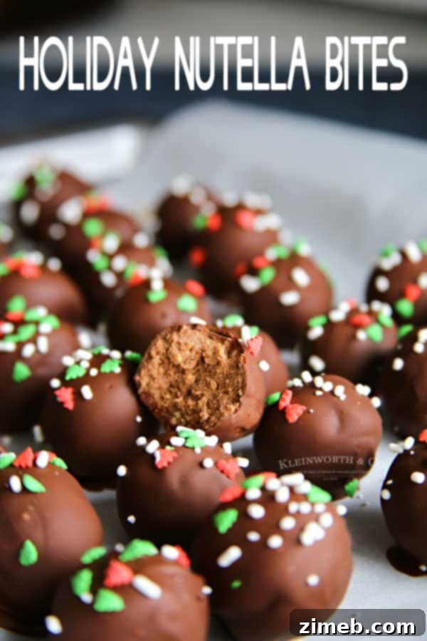 Holiday Nutella Bites - Perfect for Neighbor Gifts and Holiday Parties
