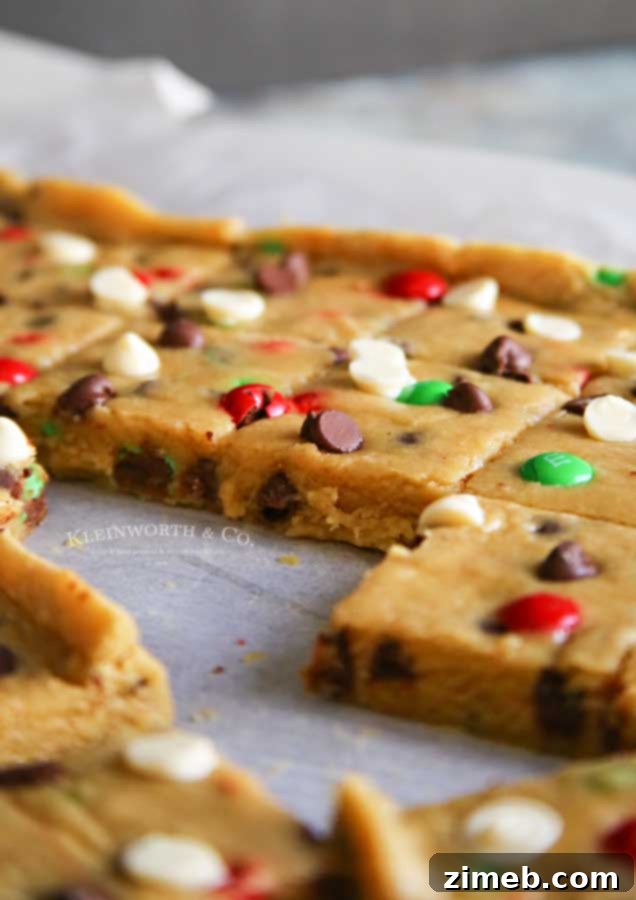 Steps to make Holly Jolly Cookie Bars