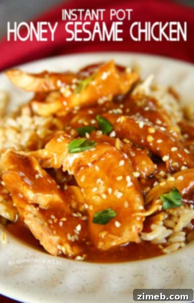 Instant Pot Honey Sesame Chicken
