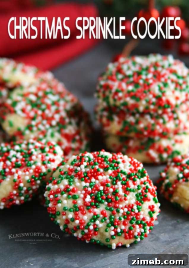 Christmas Sprinkle Cookies