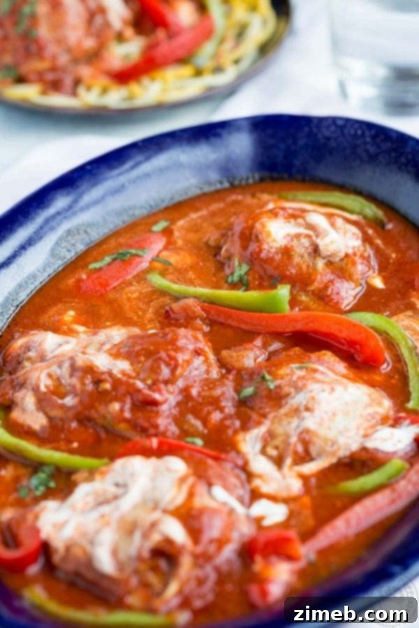 Pressure Cooker Chicken Paprikash, a rich Hungarian stew.