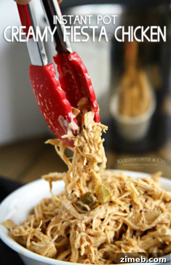 Instant Pot Creamy Fiesta Chicken, vibrant and delicious.