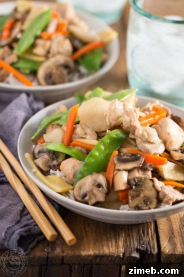 Pressure Cooker Moo Goo Gai Pan, a savory Chinese-inspired dish.