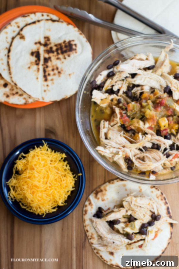 Instant Pot Salsa Chicken, simple and spicy.