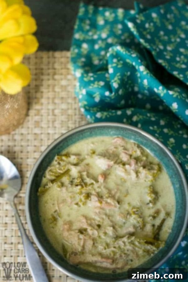 Pressure Cooker Chicken Kale Soup, nutritious and comforting.