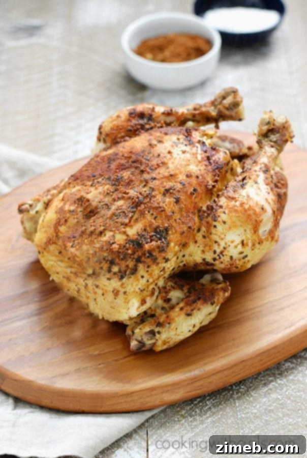 Instant Pot Faux-tisserie Chicken, mimicking rotisserie flavor.