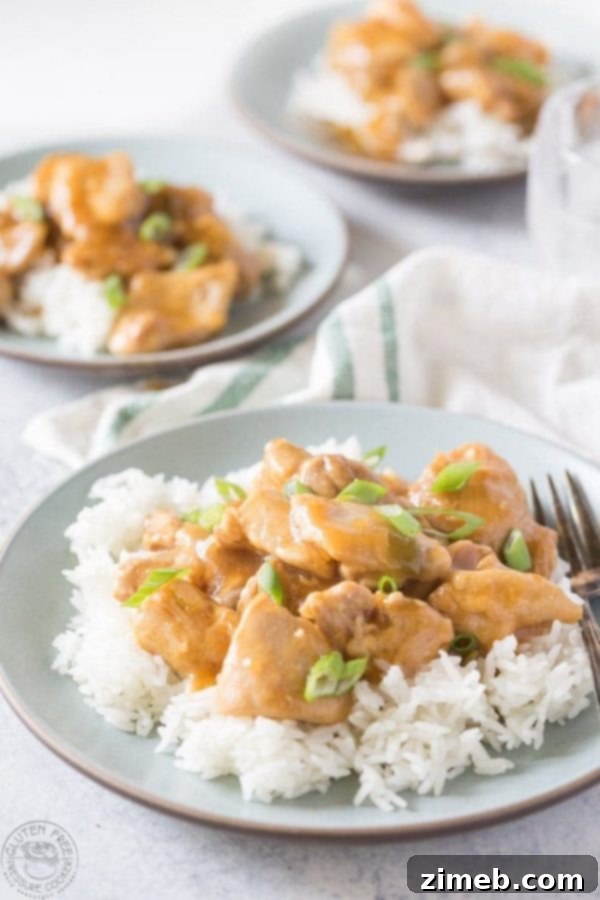 Instant Pot Mongolian Chicken, sweet and spicy Asian fusion.
