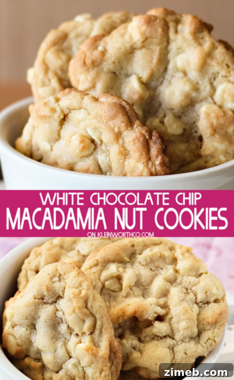 Dreamy White Chocolate Macadamia Nut Delights 2 Easy to make White Chocolate Macadamia Nut Cookies that are so soft, chewy and positively delicious. Great as neighbor gifts or served at any holiday party.