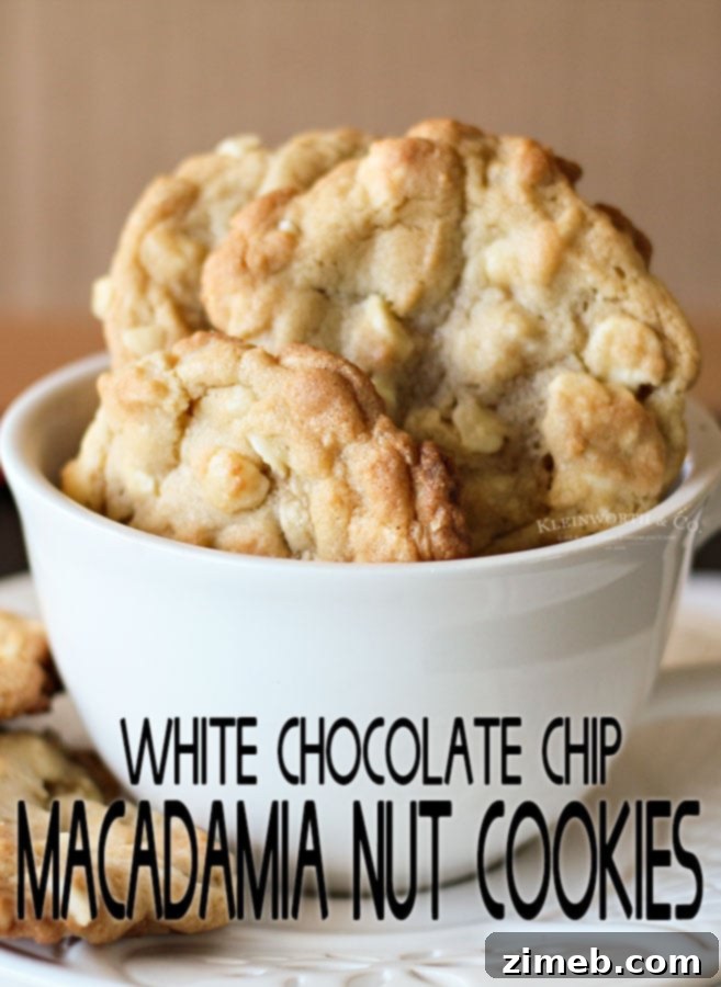 Dreamy White Chocolate Macadamia Nut Delights 12 White Chocolate Macadamia Nut Cookies, perfect for holiday gifts