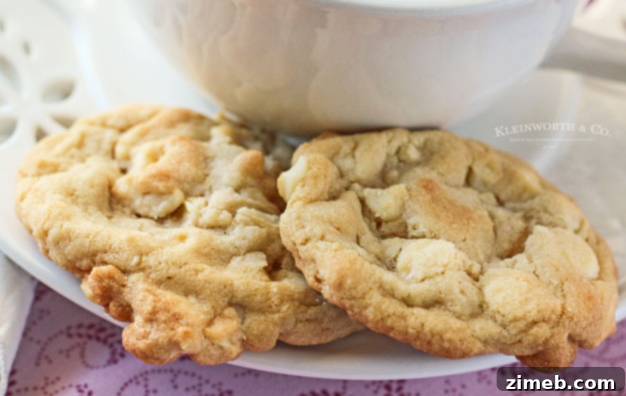Dreamy White Chocolate Macadamia Nut Delights 4 How to make Easy White Chocolate Macadamia Nut Cookies