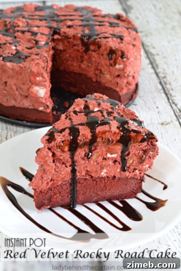 Instant Pot Sweet Delights 23 Instant Pot Red Velvet Rocky Road Cake