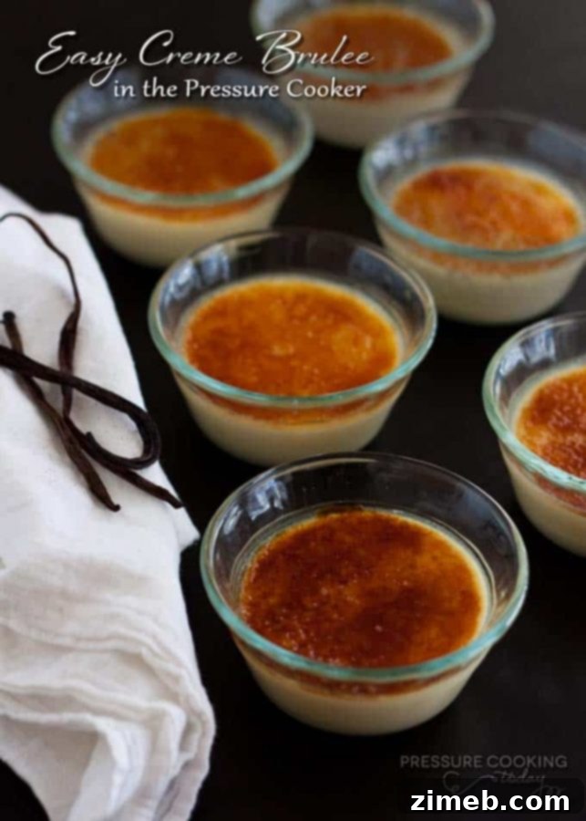 Instant Pot Sweet Delights 5 Pressure Cooker Creme Brulee