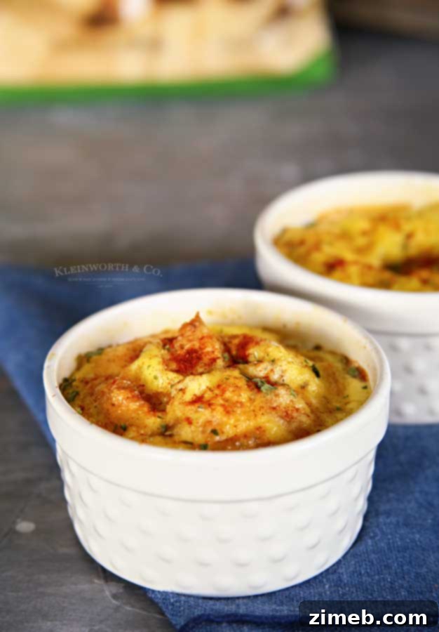 Air Fryer Cheesy Chicken Omelet 3 Preparing an easy breakfast in an air fryer with chicken
