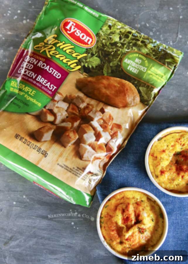 Air Fryer Cheesy Chicken Omelet 5 How to make Easy Air Fried Cheesy Chicken Omelettes step-by-step