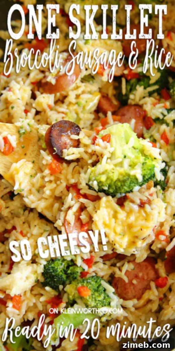 Creamy Cheesy Sausage Broccoli Skillet 12 Cheesy Broccoli Sausage Skillet Dinner