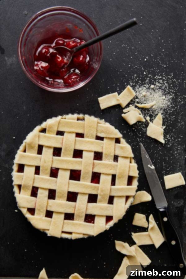 How to make Easy Cherry Pie in the Air Fryer step-by-step