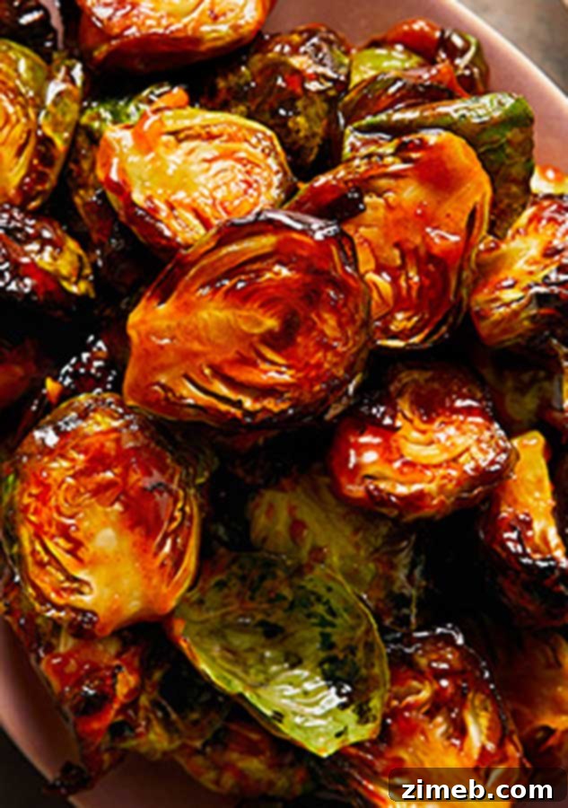 Irresistible Air Fryer Brussels Sprouts with Honey Sriracha Glaze 4 Air Fryer Brussels Sprouts, an ideal holiday recipe addition