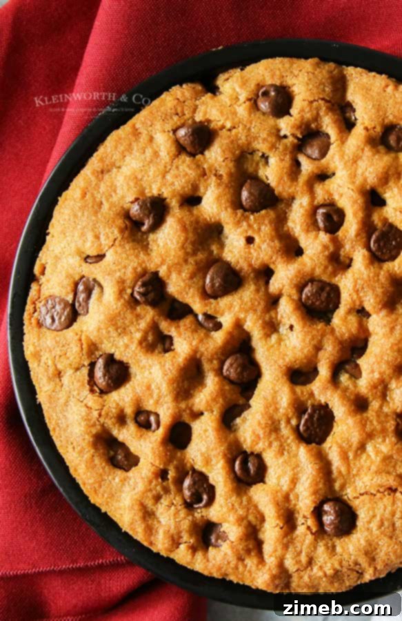 Air Fryer Gooey Chocolate Chip Skillet Cookie 3 Air Fryer Chocolate Chip Skillet Cookie recipe