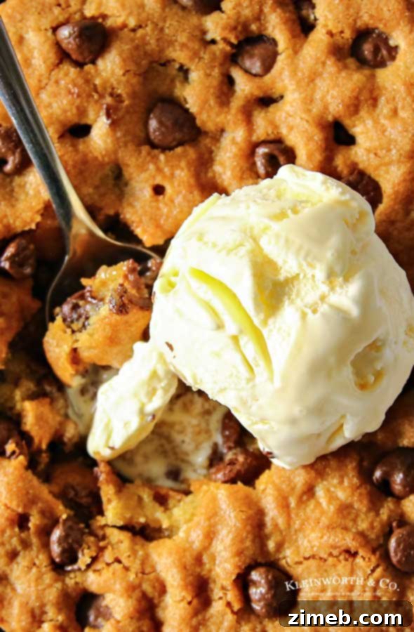 Air Fryer Gooey Chocolate Chip Skillet Cookie 5 Pizookie - Air Fryer Chocolate Chip Skillet Cookie