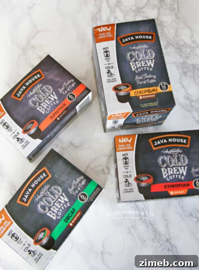 Authentic Vietnamese Cold Brew 4 flavor choices - java house cold brew pods
