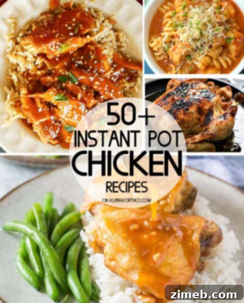 Instant Pot Chicken Recipes for quick and easy meals
