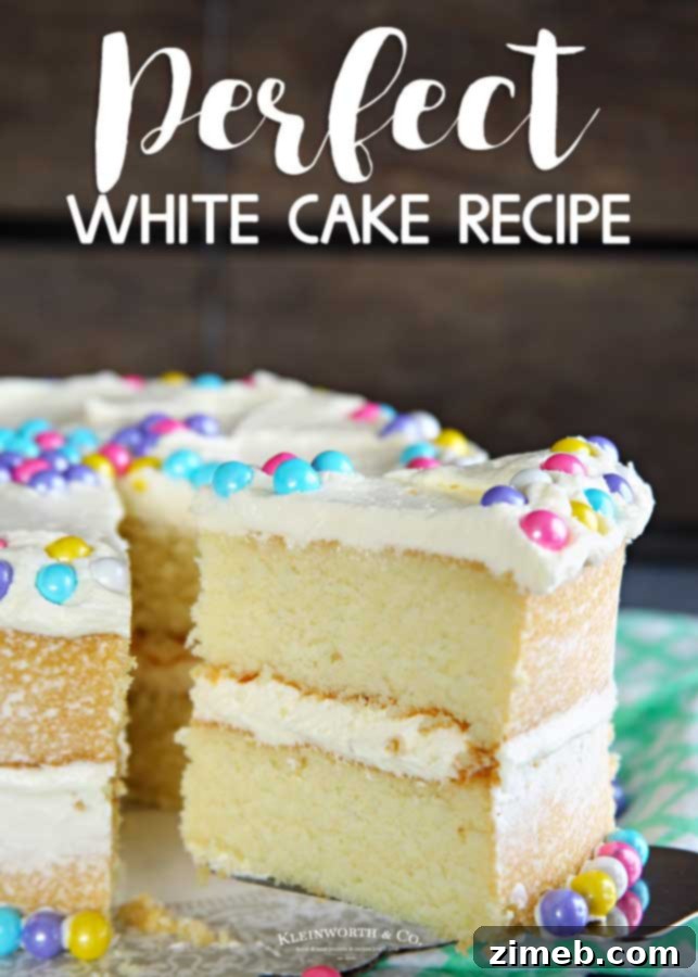 Classic White Cake Perfection 11 Best White Cake Recipe