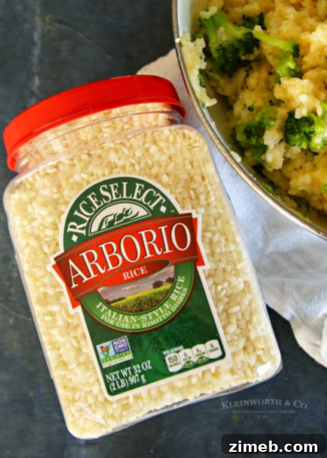 Arborio rice - Cheesy Broccoli Rice