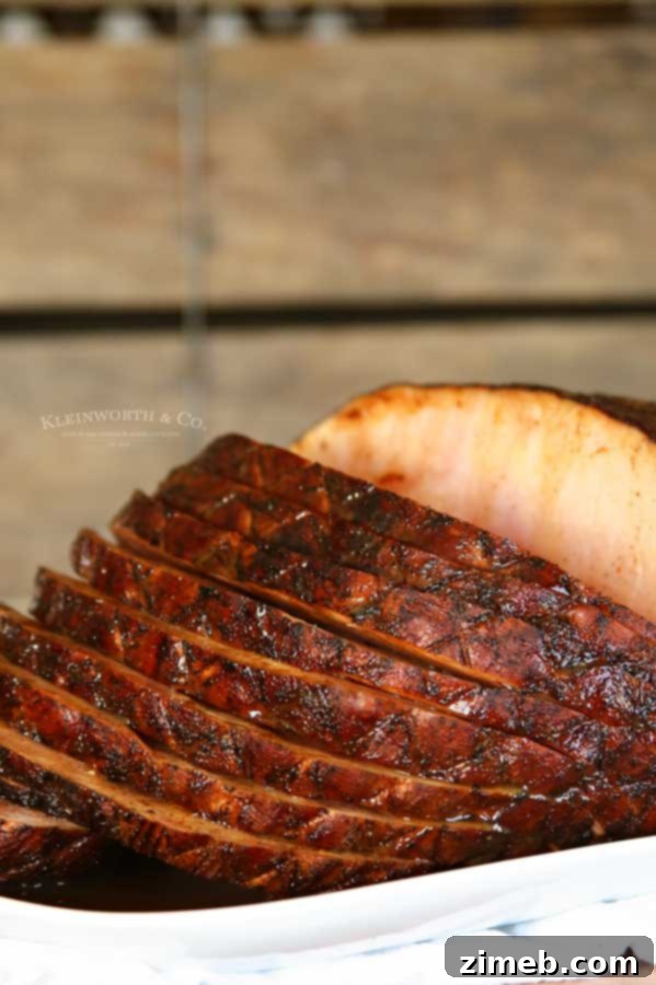 Honey Baked Ham in the Air Fryer 3 Air Fryer Honey Baked Ham recipe